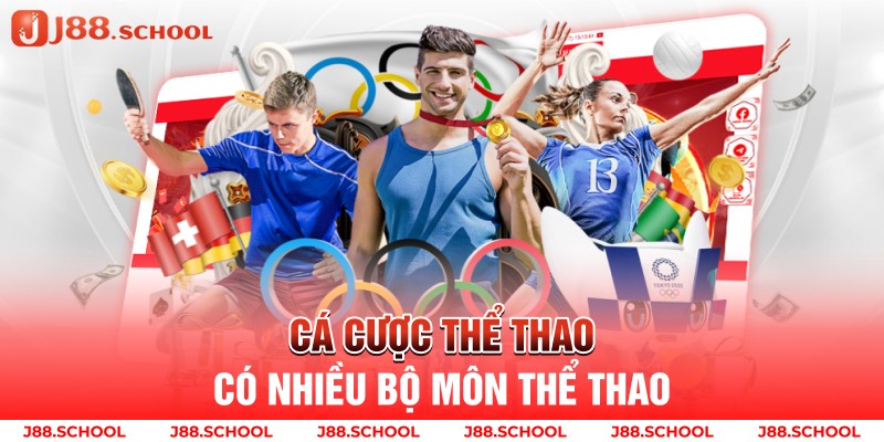 Cá cược thể thao có nhiều bộ môn thể thao